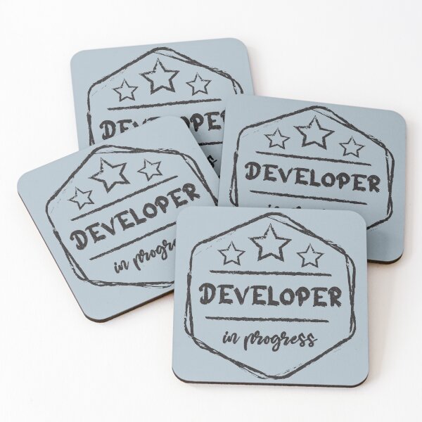 Item preview, developer In Progress - Funny developer quote gift idea For Men and Women designed and sold by Mmmm3344.