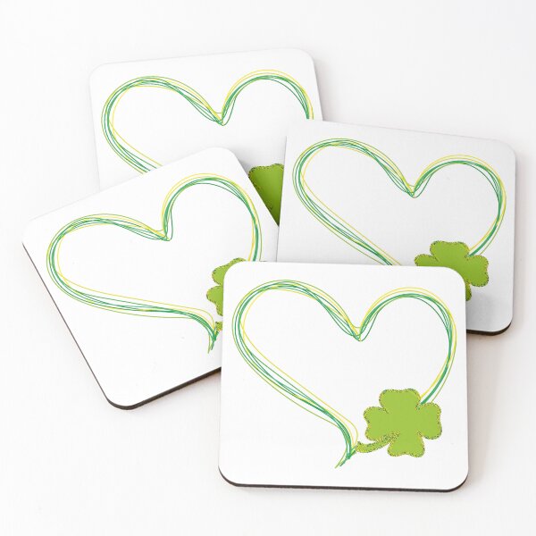 Item preview, Happy St Patrick's Day Irish Shamrock Heart designed and sold by Magik-Art.