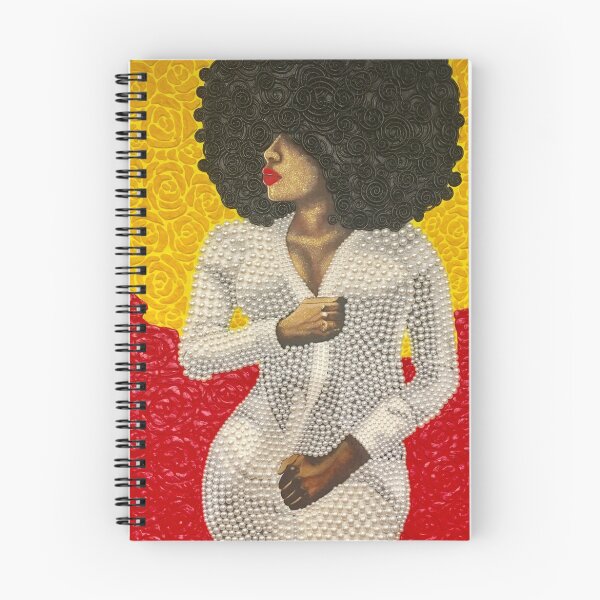 Item preview, Black afro beauty with pearl dress  - La negra tomasa  designed and sold by OdettesArt.