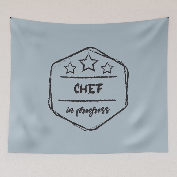 Item preview, chef In Progress - Funny chef quote gift idea For Men and Women designed and sold by Mmmm3344.