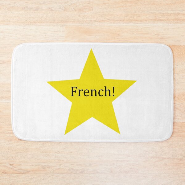 Item preview, "French!" golden star designed and sold by Fangirlsleep.