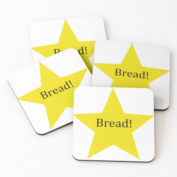 Item preview, "Bread!"; golden star designed and sold by Fangirlsleep.