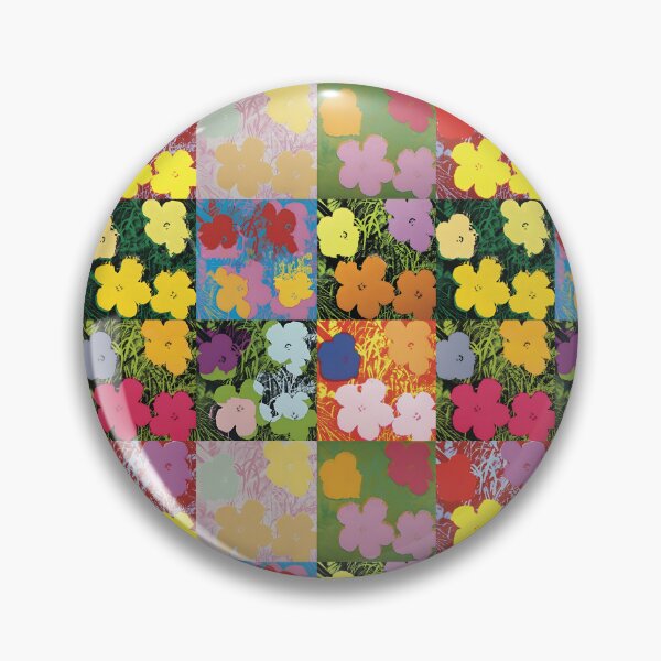 Item preview, Flowerhol Warhol Prints Flowers 2 Pink, Yellow and Orange designed and sold by Artone369.