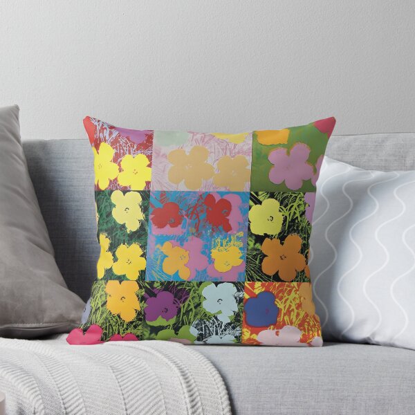 Item preview, Flowerhol Warhol Prints Flowers 2 Pink, Yellow and Orange designed and sold by Artone369.
