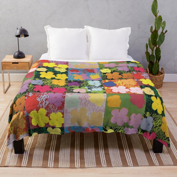 Item preview, Flowerhol Warhol Prints Flowers 2 Pink, Yellow and Orange designed and sold by Artone369.