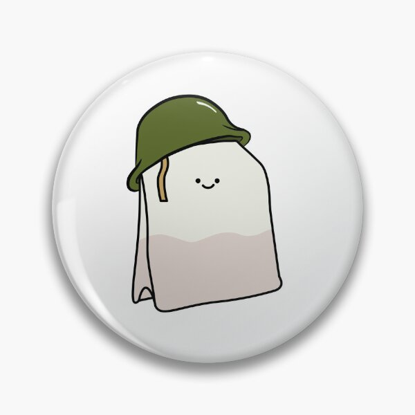 Item preview, cute little teabag wearing a ww2 army helmet designed and sold by Captain-Jackson.