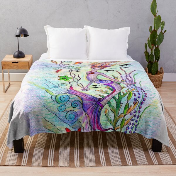 Item preview, Mermaid and Seahorse designed and sold by Linda Bassett.