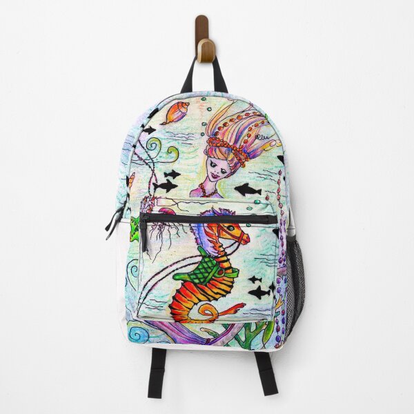 Item preview, Mermaid and Seahorse designed and sold by Linda Bassett.