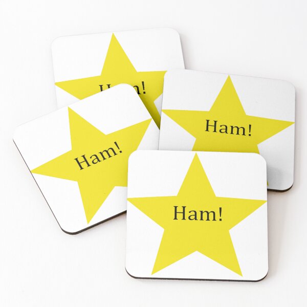 Item preview, "Ham!" golden star designed and sold by Fangirlsleep.