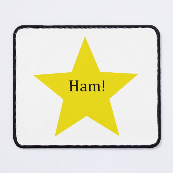 Item preview, "Ham!" golden star designed and sold by Fangirlsleep.