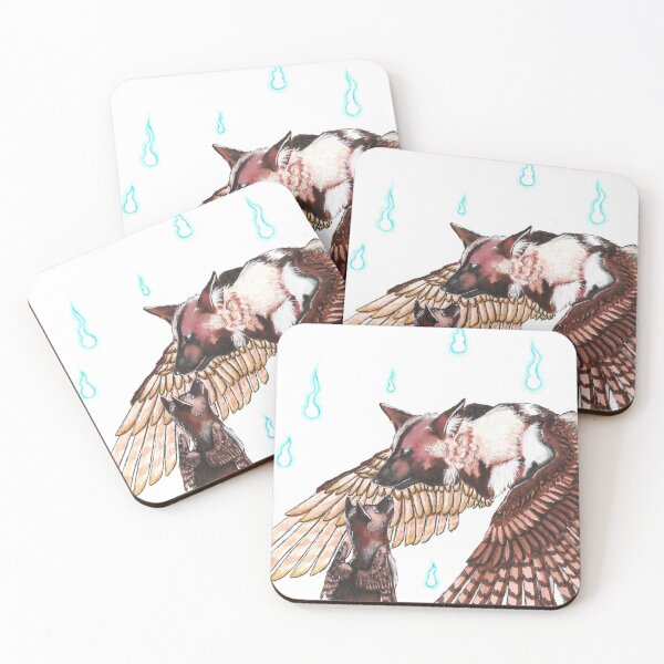 Item preview, Winged African Wild Dogs designed and sold by Moonuniversal13.