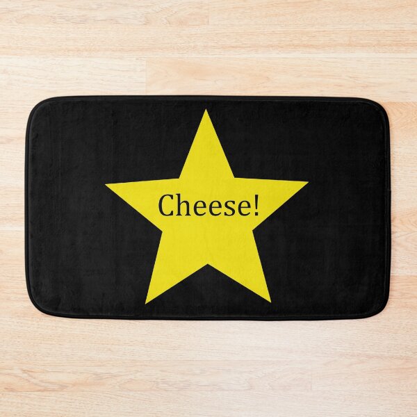 Item preview, "Cheese!" golden star (black) designed and sold by Fangirlsleep.