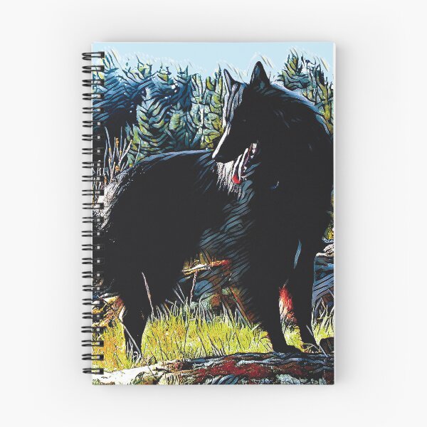 Item preview, Belgian Sheepdog Mountain Scene Dog to Art Abstract designed and sold by arlutai.