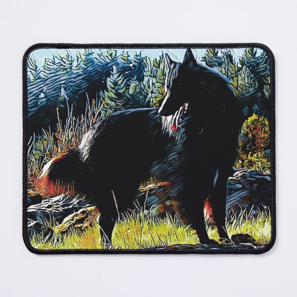 Item preview, Belgian Sheepdog Mountain Scene Dog to Art Abstract designed and sold by arlutai.