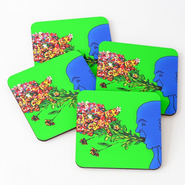 Item preview, The butterfly effect, Man with flowers, Omar Valdes, Backroom Art designed and sold by The Sr Corchea Backroom Art.