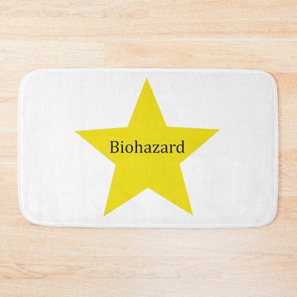 Item preview, "Biohazard" golden star designed and sold by Fangirlsleep.