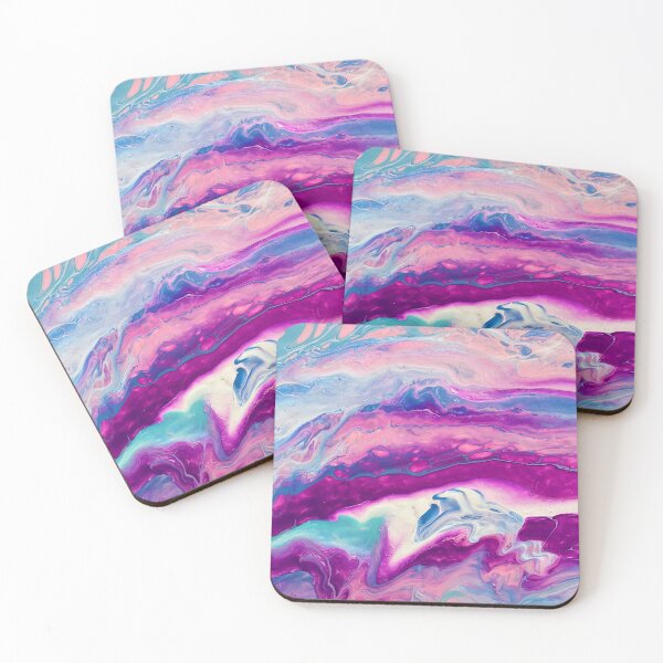 Item preview, Majesty (Purple Mountains) acrylic abstract on canvas designed and sold by Color Splash Gallery.