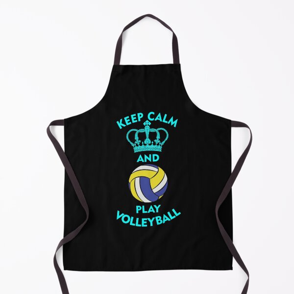 Artikelvorschau, Bleib ruhig und spiele Volleyball – Volleyball-Sprüche, Slogans und Leichtathletik-Zitate entworfen und verkauft von bluehatgraphics.