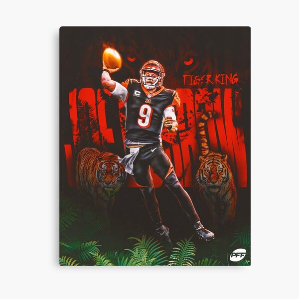 Joe Burrow - Cincinnati Bengals Oil on Canvas Youth T-Shirt by Michael  Pattison - Fine Art America