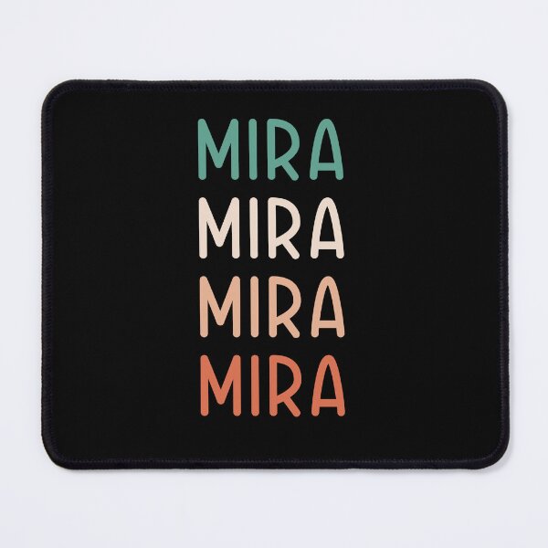 Item preview, cute Mira Name Colored Custom Name Gift For Mira designed and sold by TIHONA.