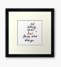 Valentines Day Framed Print