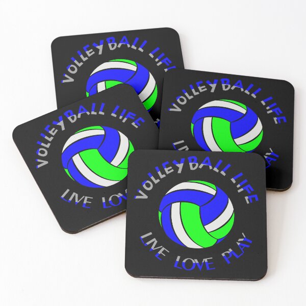 Artikelvorschau, Volleyball Life / Live, Love and Play Volleyball-Sprüche, Slogans und Leichtathletik-Zitate entworfen und verkauft von bluehatgraphics.