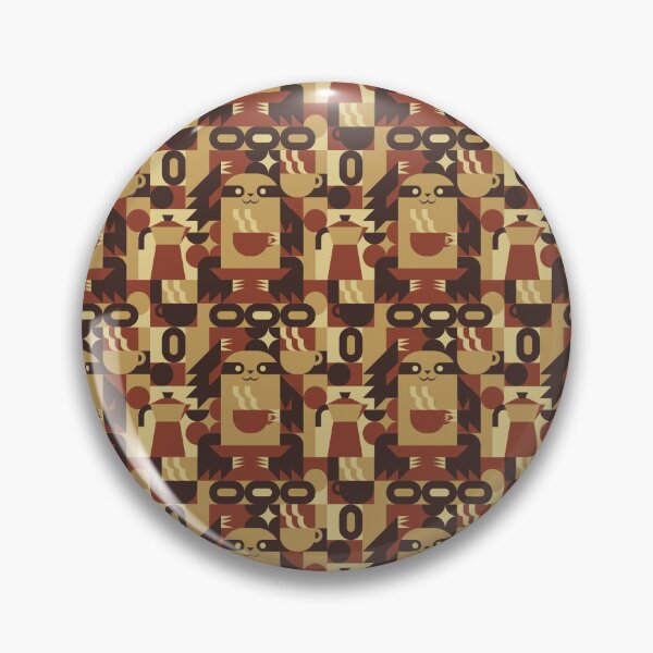 Item preview, Pattern Sloth Coffee by Tobe Fonseca designed and sold by Tobe Fonseca®.