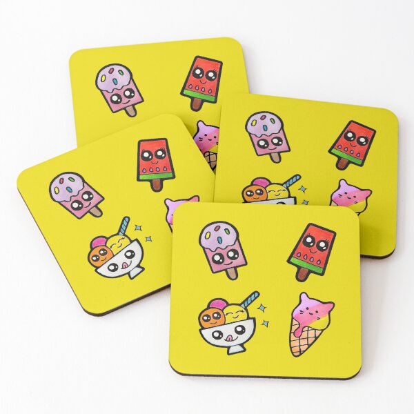 Item preview, Cute Smiling Icecream set designed and sold by mrGoodwin90.