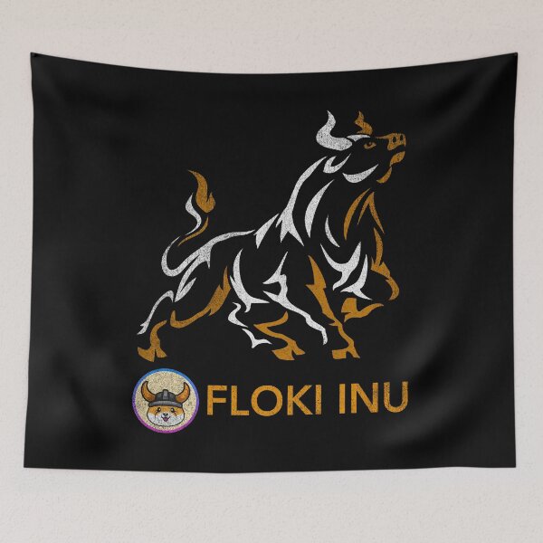 Item preview, Bull Market Floki Inu Coin To The Moon Trading Crypto Token Blockchain Wallet designed and sold by EarlineCormier.