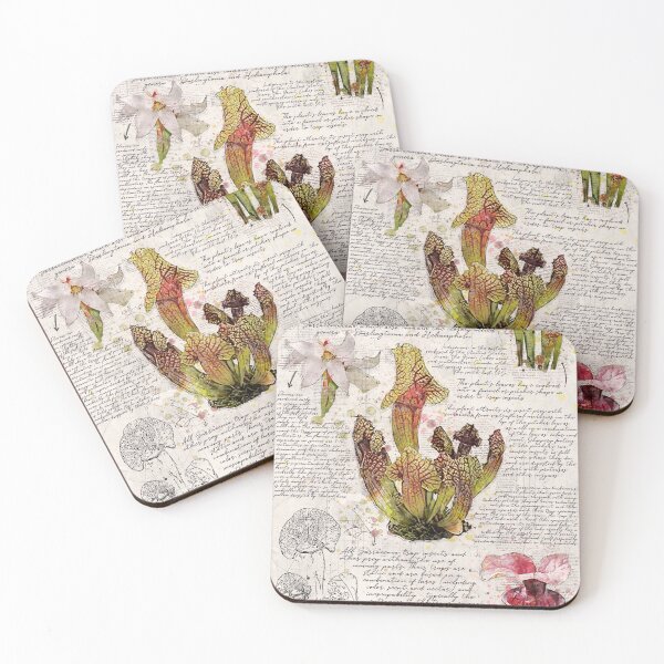 Item preview, Trumpet Pitcher Botanical Poster designed and sold by Elvenwings.