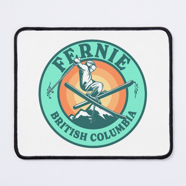 Item preview, Fernie BC Ski Retro Badge designed and sold by modeoftravel.