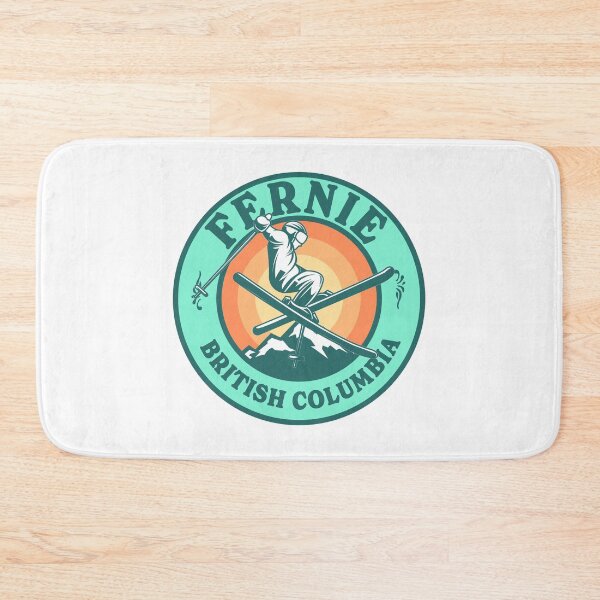 Item preview, Fernie BC Ski Retro Badge designed and sold by modeoftravel.