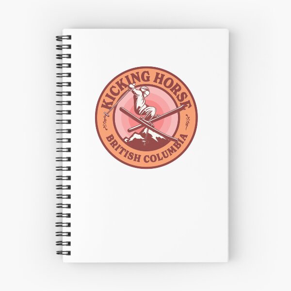 Item preview, Kicking Horse BC Ski Retro Badge designed and sold by modeoftravel.