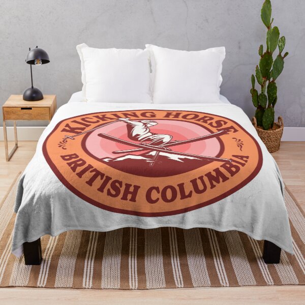 Item preview, Kicking Horse BC Ski Retro Badge designed and sold by modeoftravel.