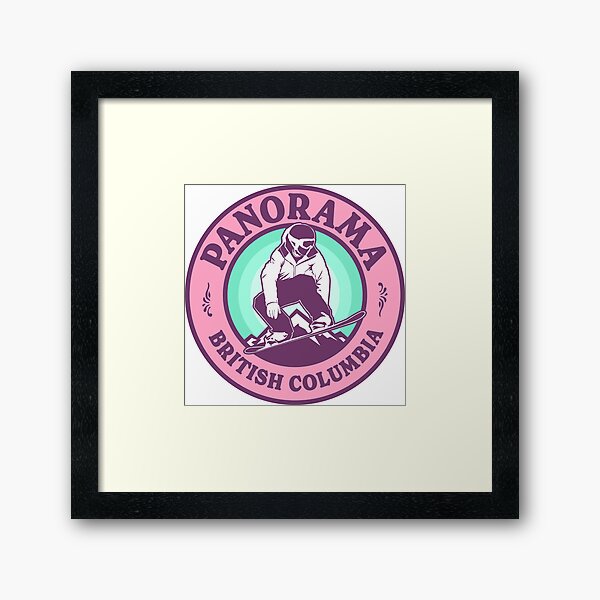 Item preview, Panorama BC Snowboard Retro Badge designed and sold by modeoftravel.