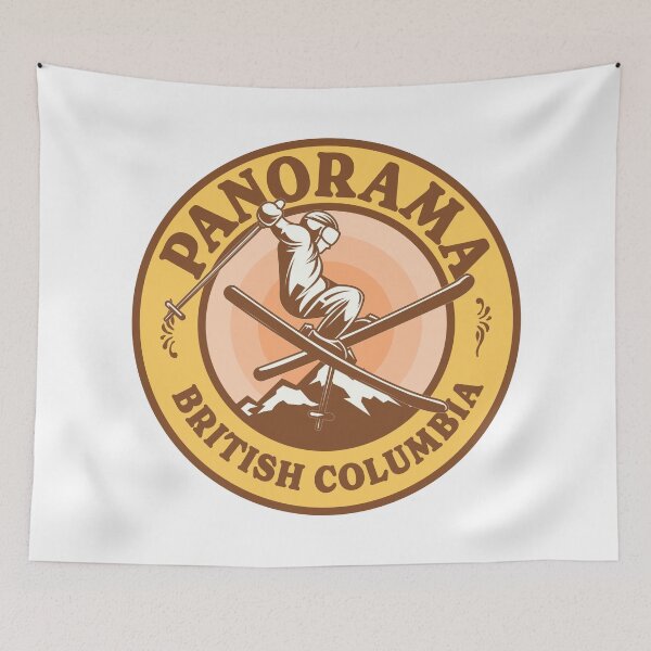 Item preview, Panorama BC Ski Retro Badge designed and sold by modeoftravel.