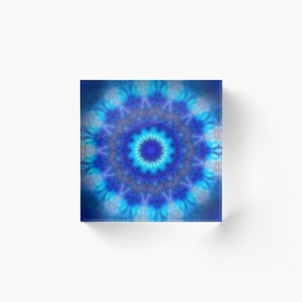 Item preview, Caleidoscopio azul fresco designed and sold by AntonyMitchell.
