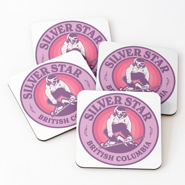Item preview, Silver Star BC Snowboard Retro Badge designed and sold by modeoftravel.