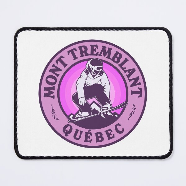 Item preview, Mont Tremblant Québec Snowboard Retro Badge designed and sold by modeoftravel.