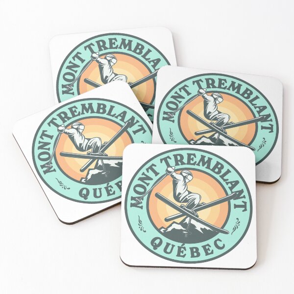 Item preview, Mont Tremblant Québec Ski Retro Badge designed and sold by modeoftravel.