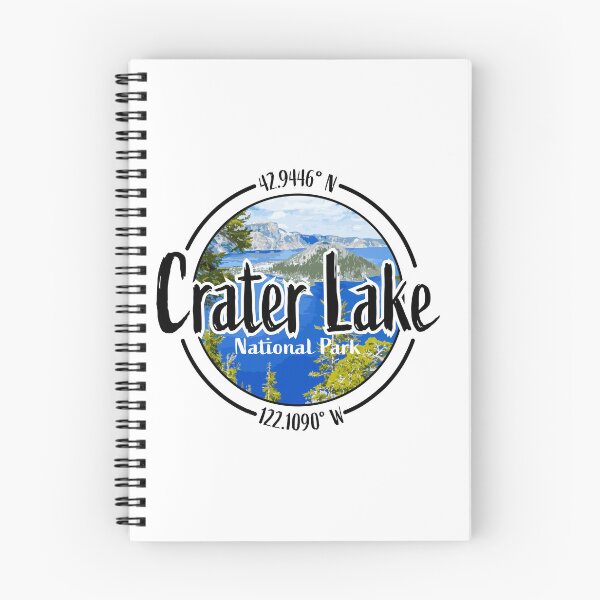 Item preview, Crater Lake Design with Latitude and Longitude designed and sold by Redneck Designs.