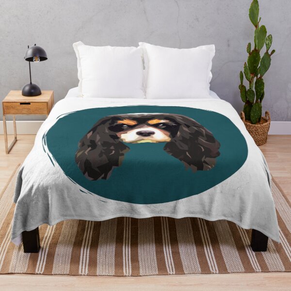Item preview, Tricolor Cavalier King Charles Spaniel Pop Art Paint Dot - WPAP designed and sold by inkandmoth.