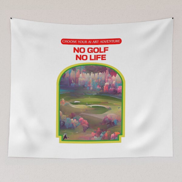 Item preview, No Golf No Life AI Generated Art designed and sold by patricklevar.