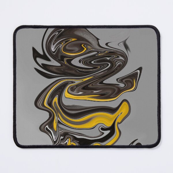 Item preview, Yellow and gray liquid paint for poster designed and sold by jnfrortiz.
