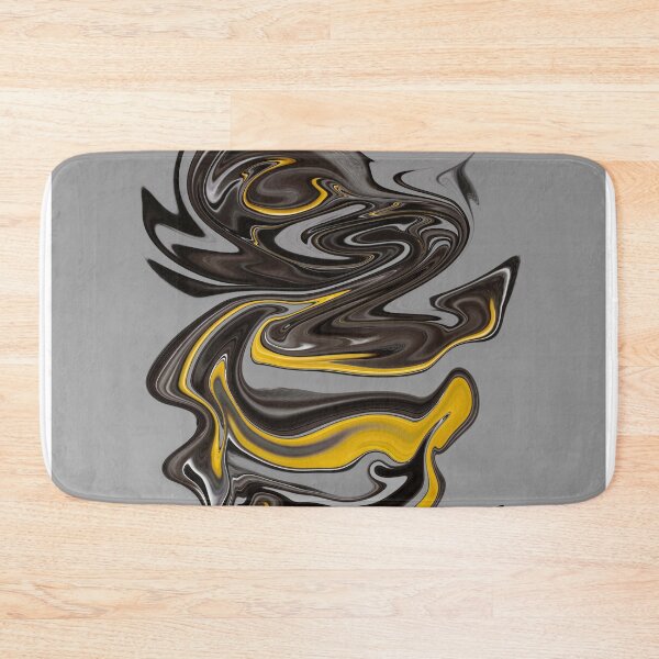 Item preview, Yellow and gray liquid paint for poster designed and sold by jnfrortiz.
