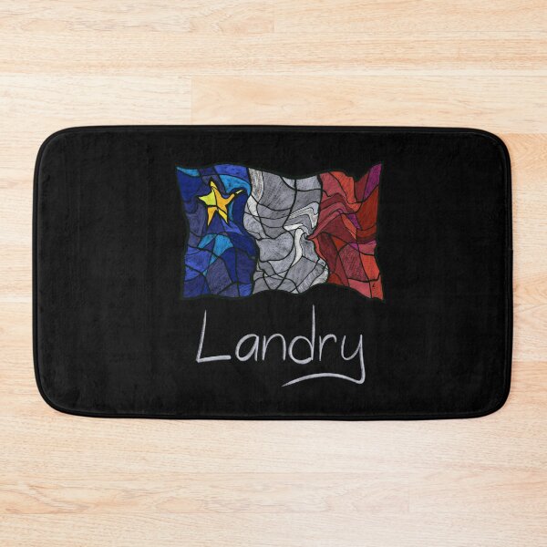 Item preview, Acadian Flag pastel liquid mosaic Landry - Drapeau acadien mosaïque liquide pastel vitrail Landry designed and sold by ColoursOfFrance.