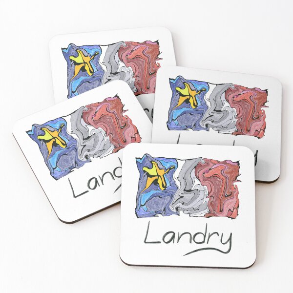 Item preview, Acadian Flag pastel liquid mosaic Landry - Drapeau acadien mosaïque liquide pastel vitrail Landry designed and sold by ColoursOfFrance.