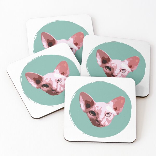 Item preview, Sphynx Cat - Hairless Cute Cat - Pop Art Paint Dot - WPAP designed and sold by inkandmoth.