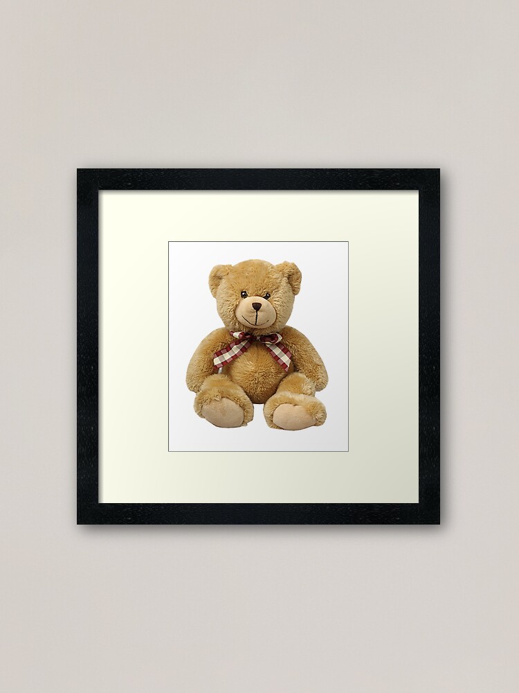 teddy bear framed art