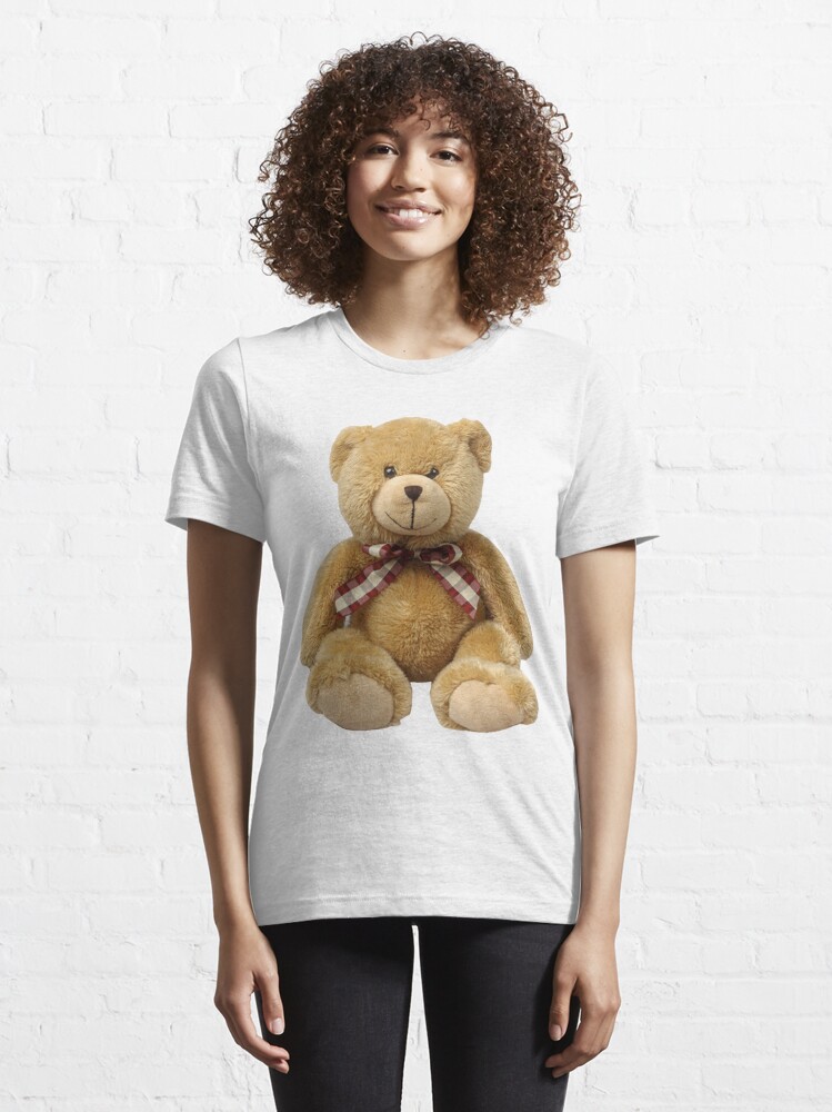 teddy bear with picture t shirt